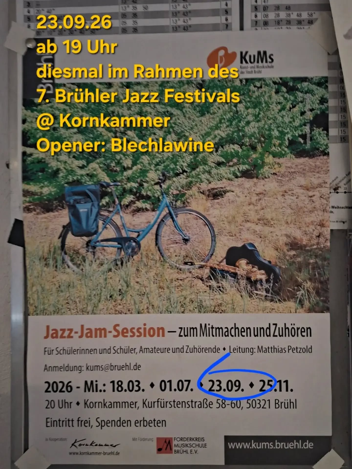 Instagram-Beitrag der Kornkammer Brühl